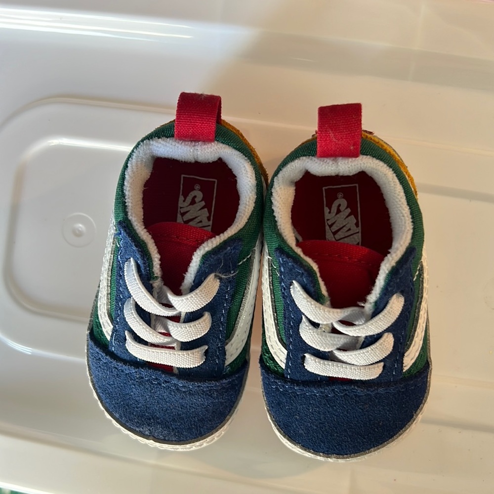 INFANT OLD SKOOL ELASTIC LACE VANS YACHT CLUB SHOE